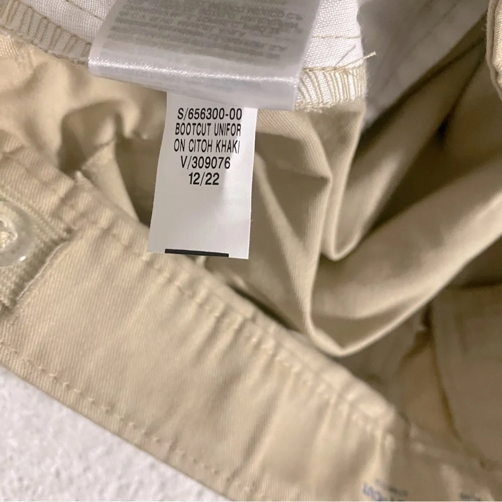 Old Navy Khaki Size 12 Plus Stretch Bootcut Girls Adjustable Waist Pant Girls
